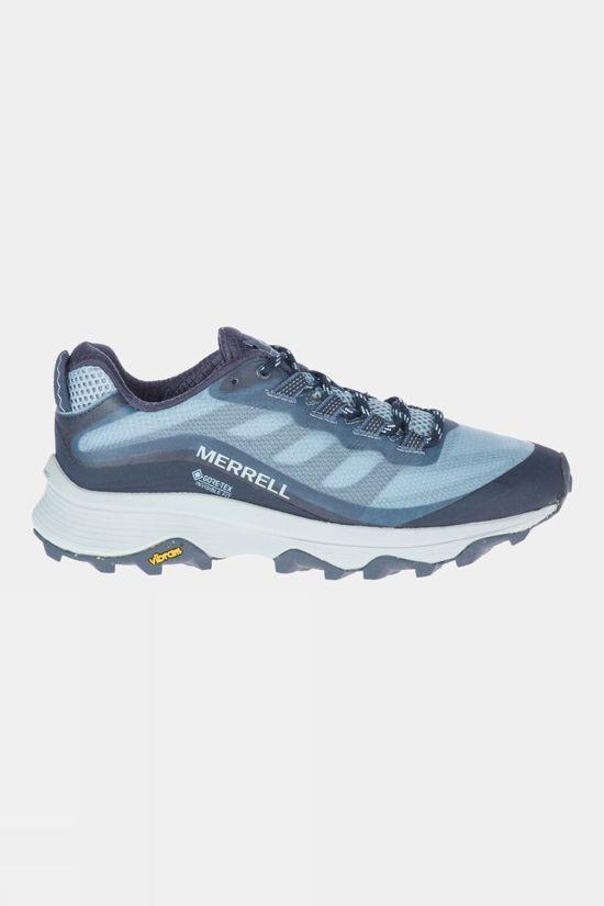 Merrell Womens Moab Speed GTX Shoes Blue Size