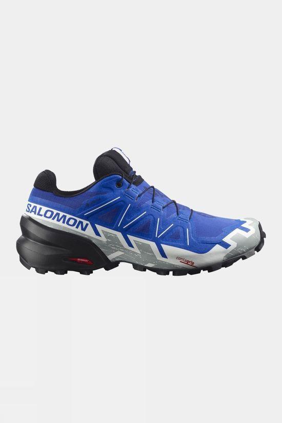 Salomon Mens Speedcross 6 GTX Shoes Blue Size