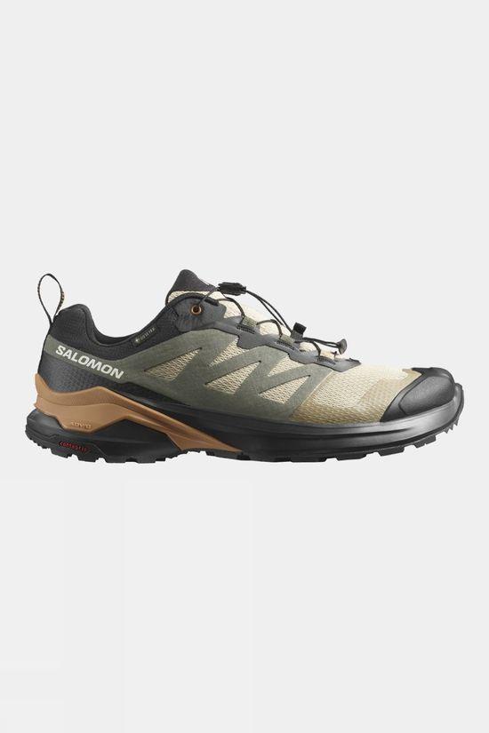 Salomon Mens X Adventure GTX Shoes Lt Brown Size