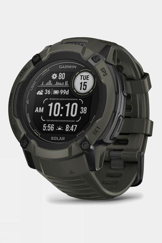 Garmin Instinct 2X Solar GPS Smartwatch Dk Green Size