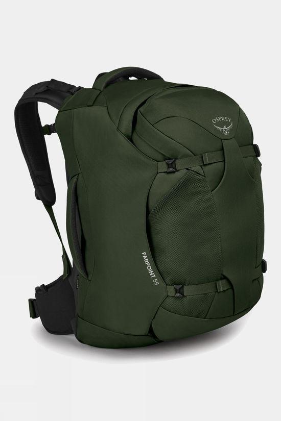 Osprey Mens Farpoint 55 Travel Pack Green Size