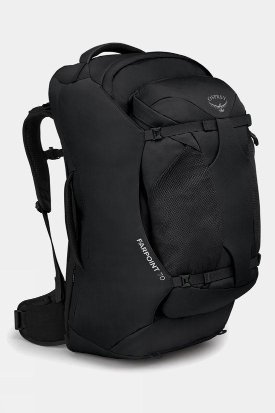 Osprey Mens Farpoint 70 Travel Pack Black Size