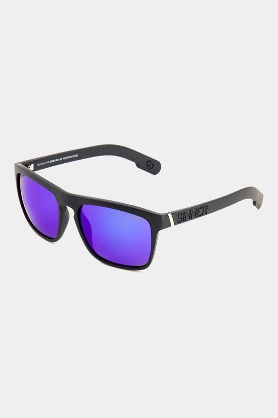 Sinner Sunglasses Thunder X Sunglasses - Black & Blue Oil