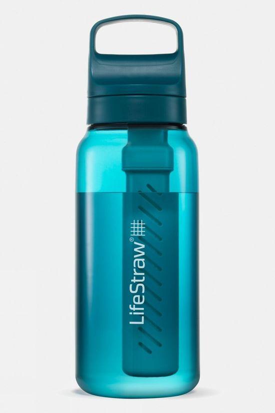 LifeStraw Go Series Water Filter Bottle - 1L Petrol Size