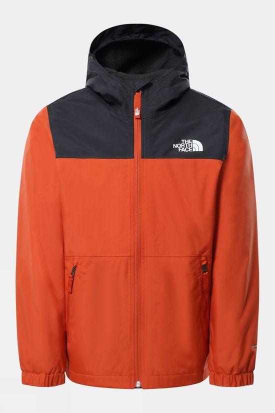 The North Face Boys Warm Storm Jacket Orange Size