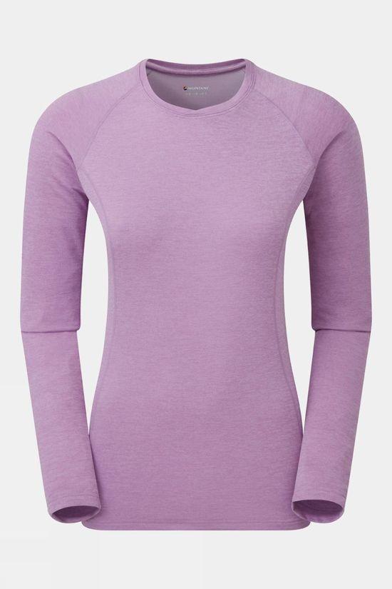 Montane Womens Dart Long Sleeve T-Shirt Pale Pink Size