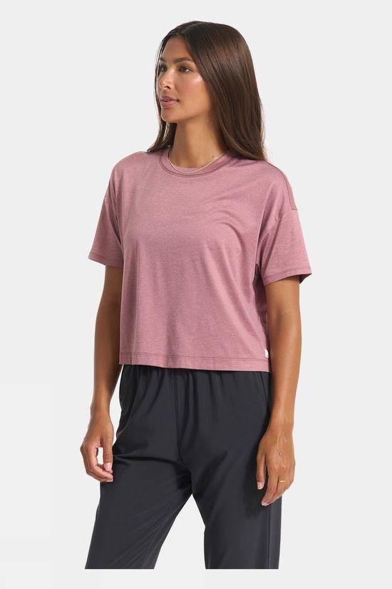 Vuori Womens Energy T-Shirt Mid Red Size