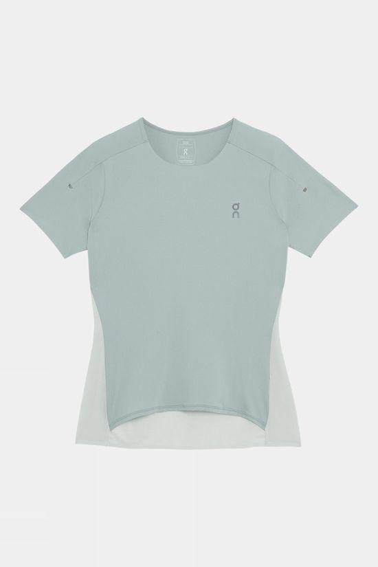 On Womens Performance T-Shirt Mid Grey Size