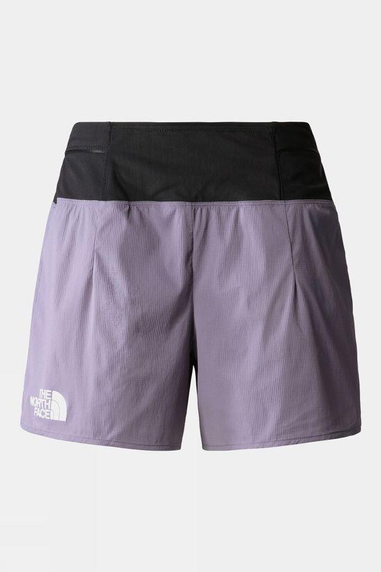 The North Face Womens Summit Pacesetter Run Shorts Dk Grey Size