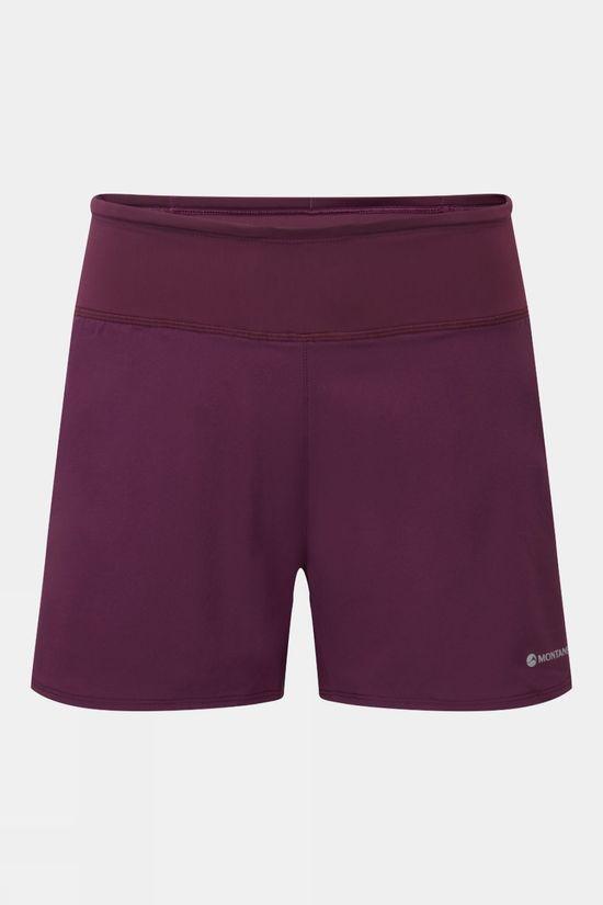 Montane Womens Slipstream 4" Shorts Purple Size