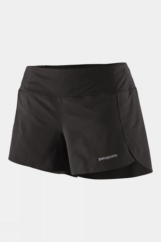 Patagonia Womens Strider Pro 3.5" Shorts Black Size