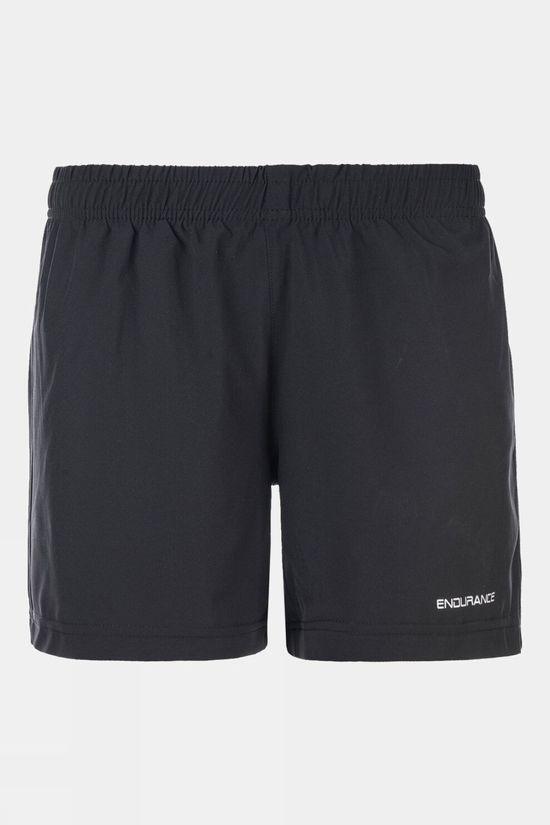 Endurance Womens Potenza 2-In-1 Running Shorts Black Size