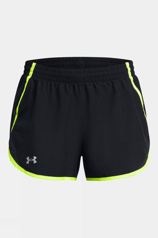 Under Armour Womens Fly By Shorts Black Size