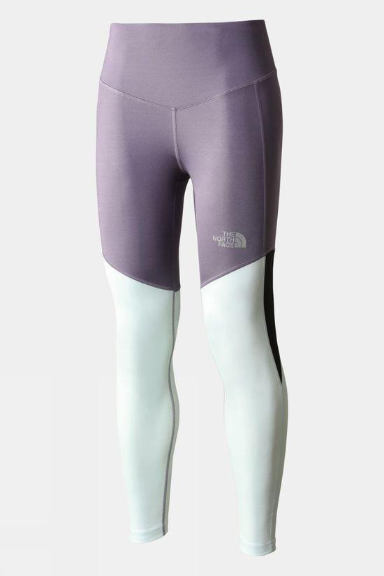 The North Face Womens Run Leggings Purple Size