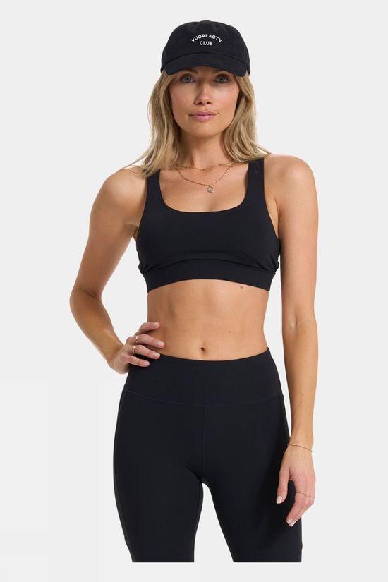 Vuori Womens Stride Sport Bra Black Size