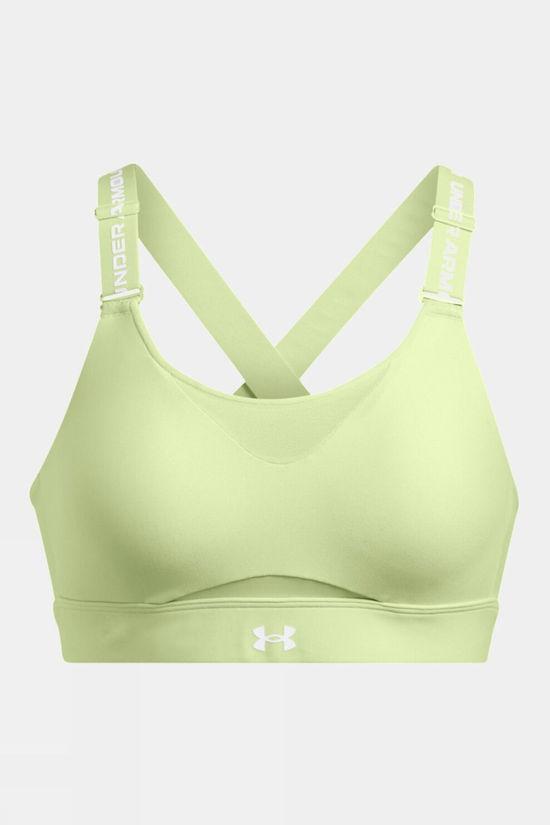 Under Armour Base UA Infinity High 2.0 Sports Bra Green Size S (D-DD)