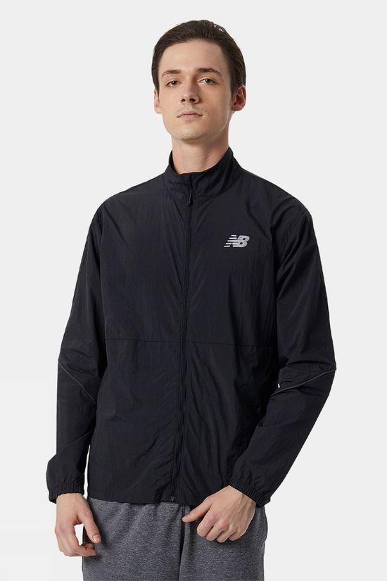 New Balance Mens Impact Run Packable Jacket Black Size