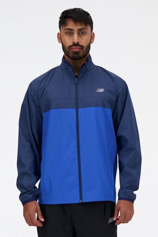 New Balance Mens Run Jacket Navy Size