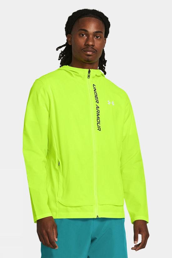 Under Armour Mens Outrun The Storm Jacket Yellow Size