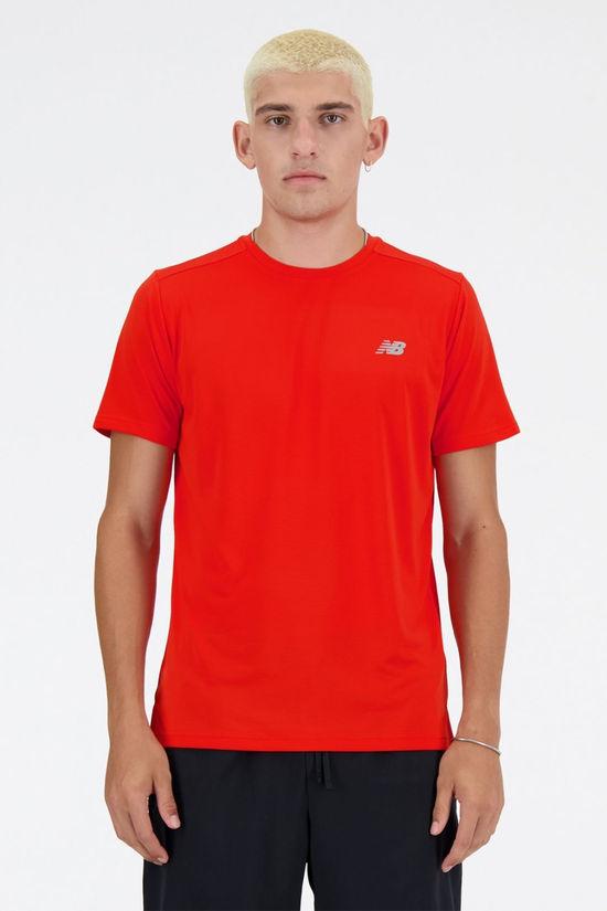 New Balance Mens Sport Essentials T-Shirt Red Size