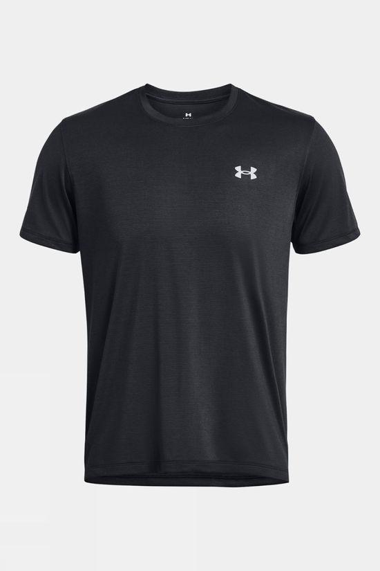 Under Armour Mens Streaker T-Shirt Black Size