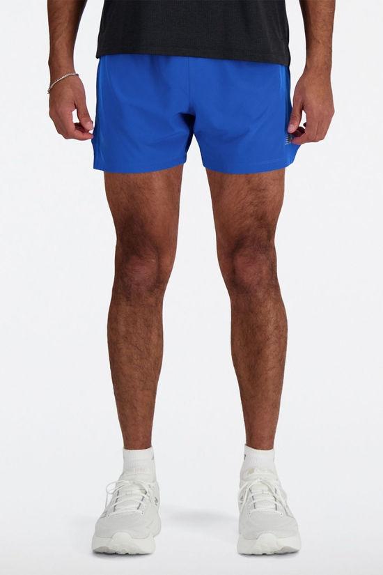 New Balance Mens RC 5" Shorts Blue Size