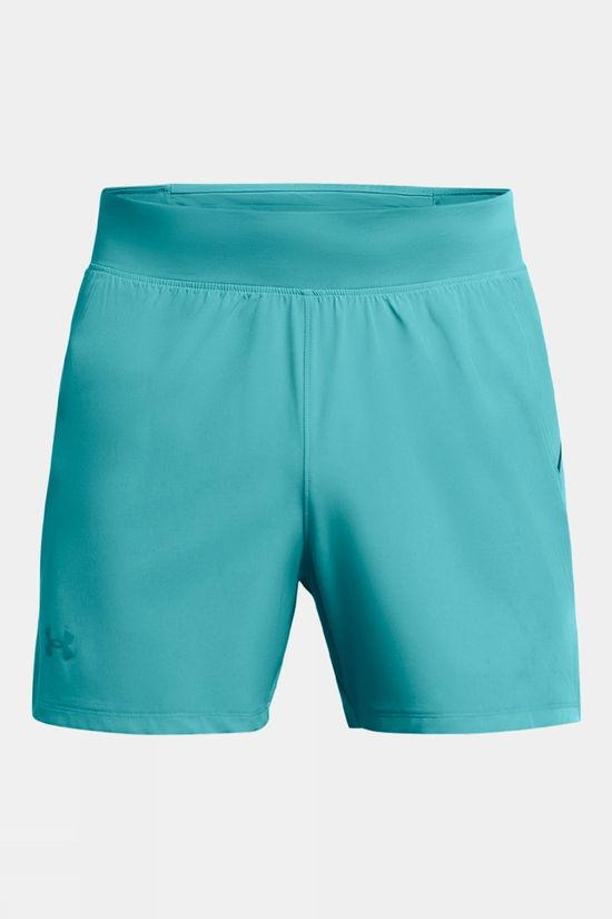 Under Armour Mens Launch Elite 5'' Running Shorts Turquoise Size