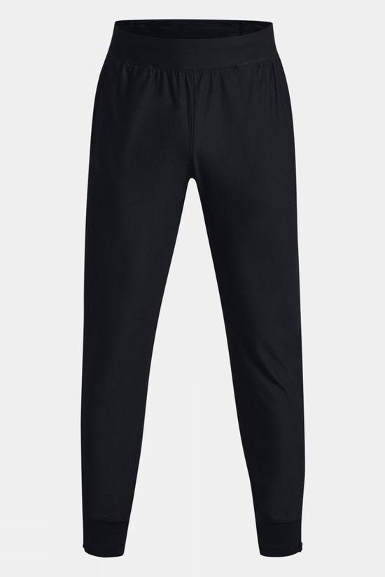 Under Armour Mens Qualifier Run Elite Trousers Black Size