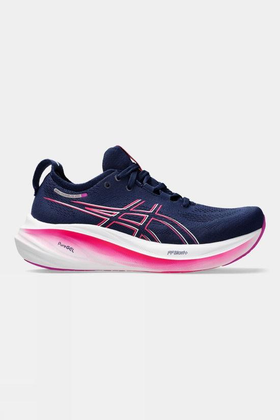 Asics Womens Gel-Nimbus 26 Shoes Dk Blue Size