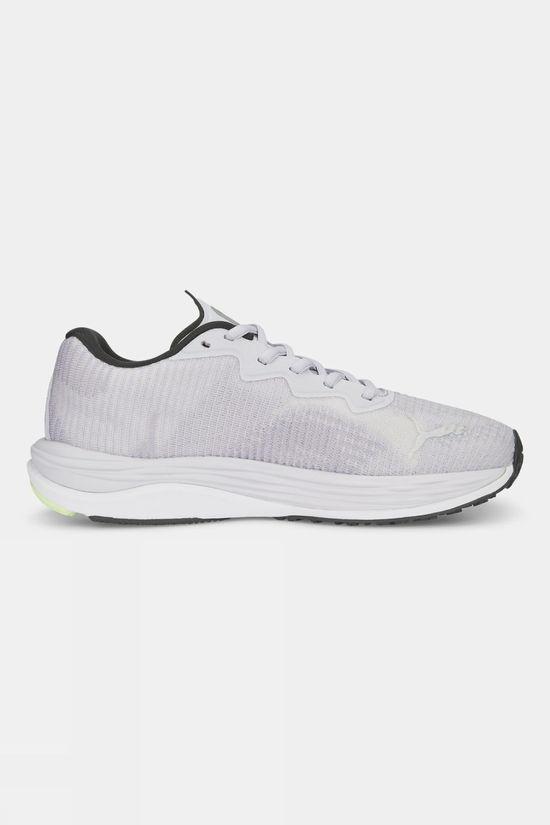 Puma Womens Velocity Nitro 2 Fade Shoes Silver Size