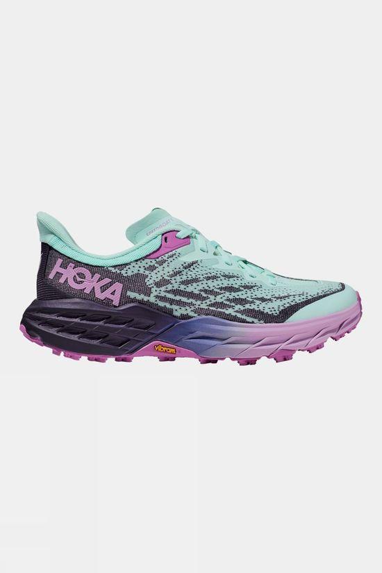 Hoka Womens Speedgoat 5 Shoes - Wide Bright Blue Size