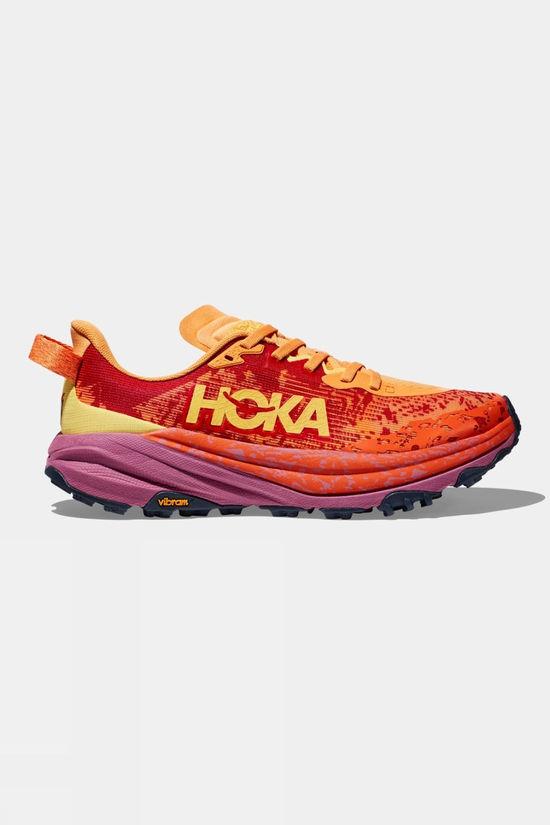 Hoka Womens Speedgoat 6 Shoes Orange Size