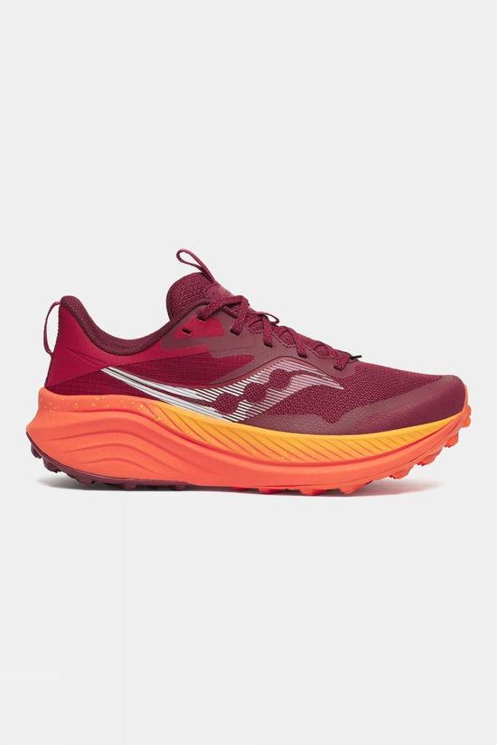 Saucony Womens Xodus Ultra 3 Shoes Dark Red Size