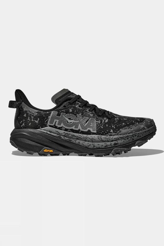 Hoka Womens Speedgoat 6 GTX Shoes Black Size