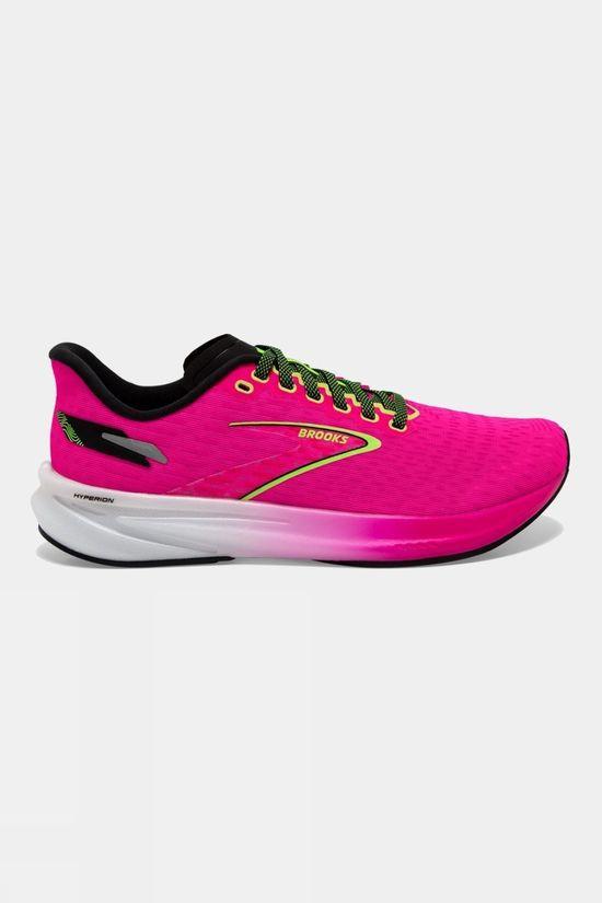 Brooks Womens Hyperion Shoes Mid Pink Size