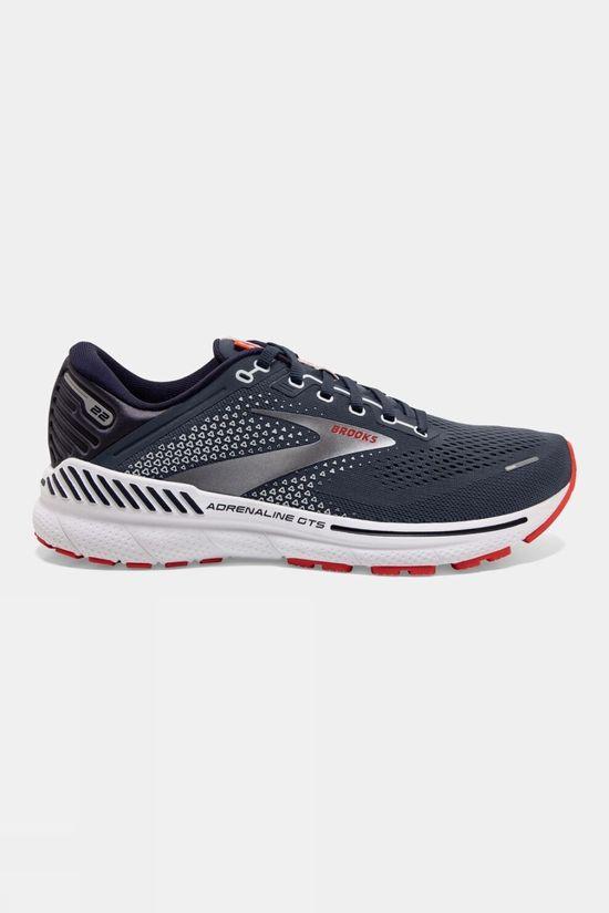 Brooks Mens Adrenaline GTS 22 Wide Shoes Dk Grey Size