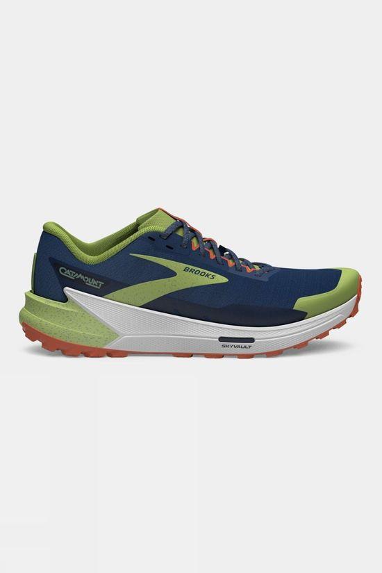 Brooks Mens Catamount 2 Shoes Navy Size