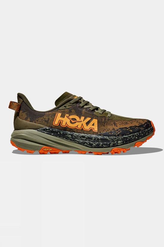 Hoka Mens Speedgoat 6 Shoes Brown Size