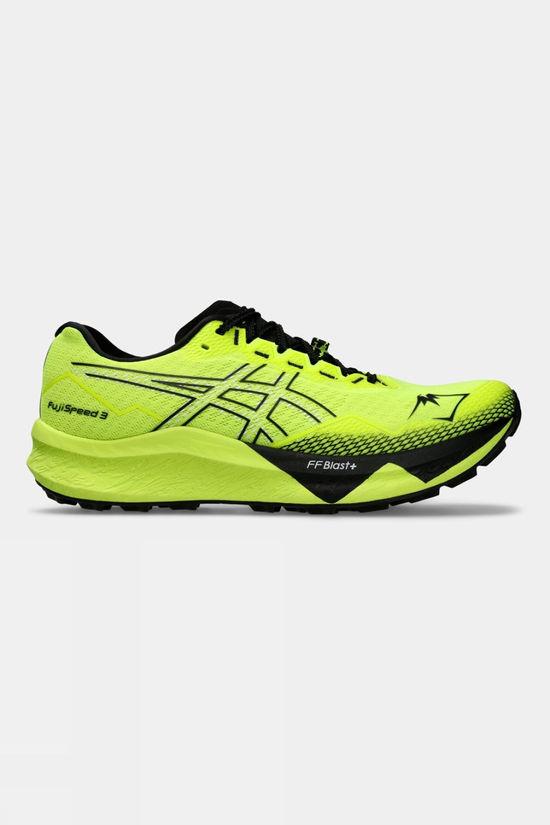 Asics Mens Fujispeed 3 Shoes Yellow Size