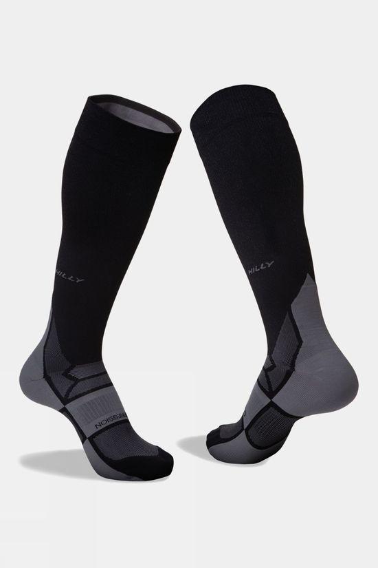 Hilly Unisex Pulse Compression Socks Black Size