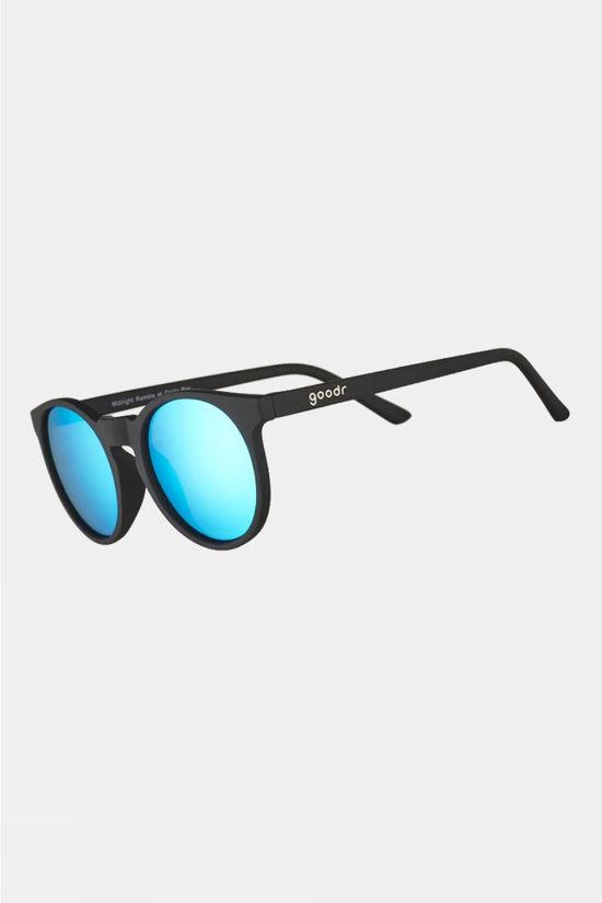 Goodr Midnight Ramble At Circle Bar Sunglasses Black Size