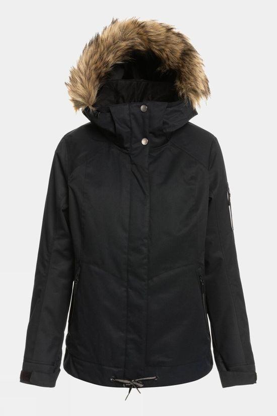 Roxy Womens Meade Snow Jacket Black Size