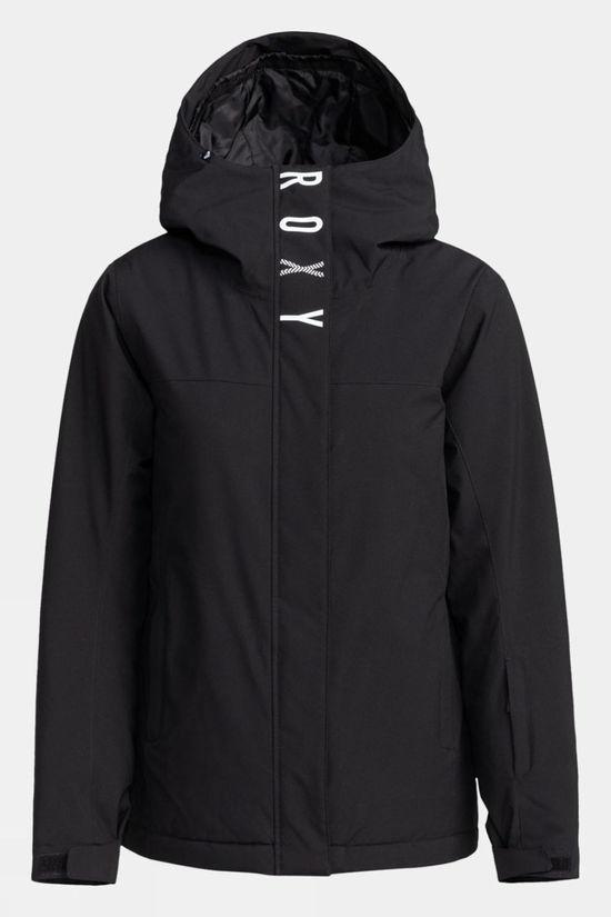 Roxy Womens Galaxy Snow Jacket Black Size