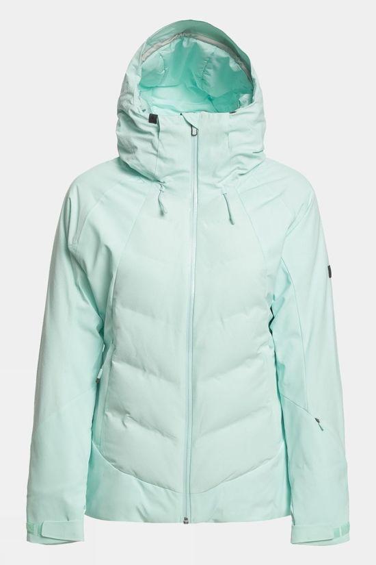 Roxy Womens Dusk Jacket Lt Green Size