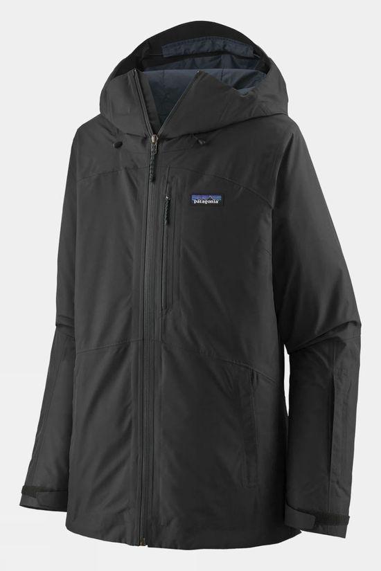 Patagonia Womens Powder Town Jacket Black Size