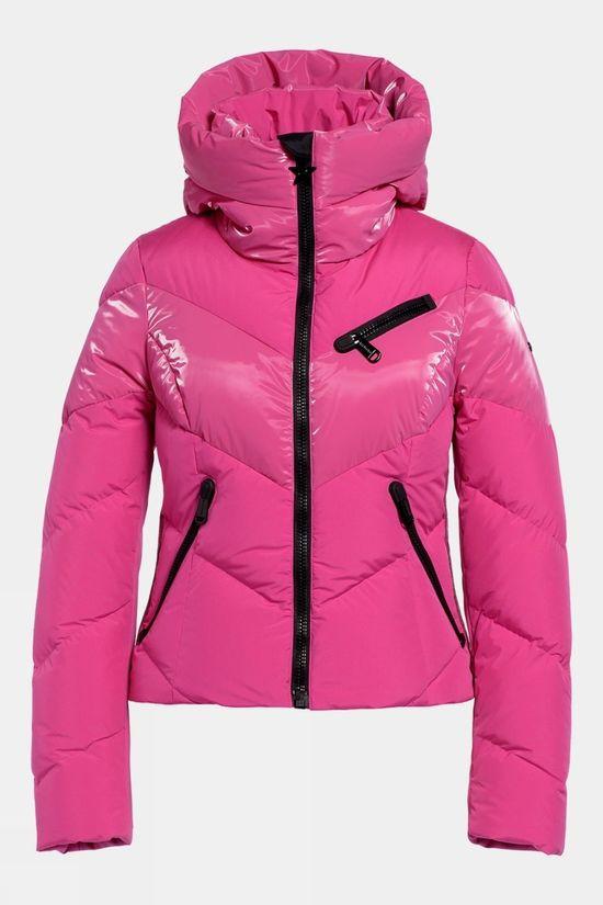 Goldbergh Womens Moraine Ski Jacket Mid Pink Size 20