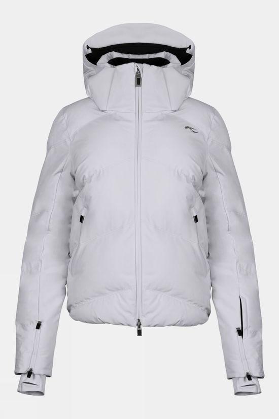 Kjus Womens Bluebird Ski Jacket White Size