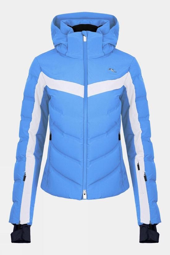 Kjus Womens Momentum Ski Jacket Mid Blue Size