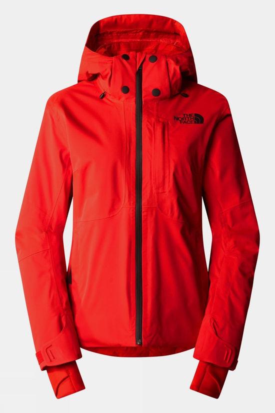 The North Face Womens Lenado Ski Jacket Dark Red Size