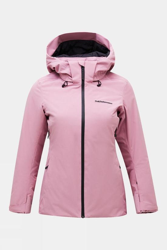 Peak Performance Womens Anima Insulated Jacket Mid Pink Size